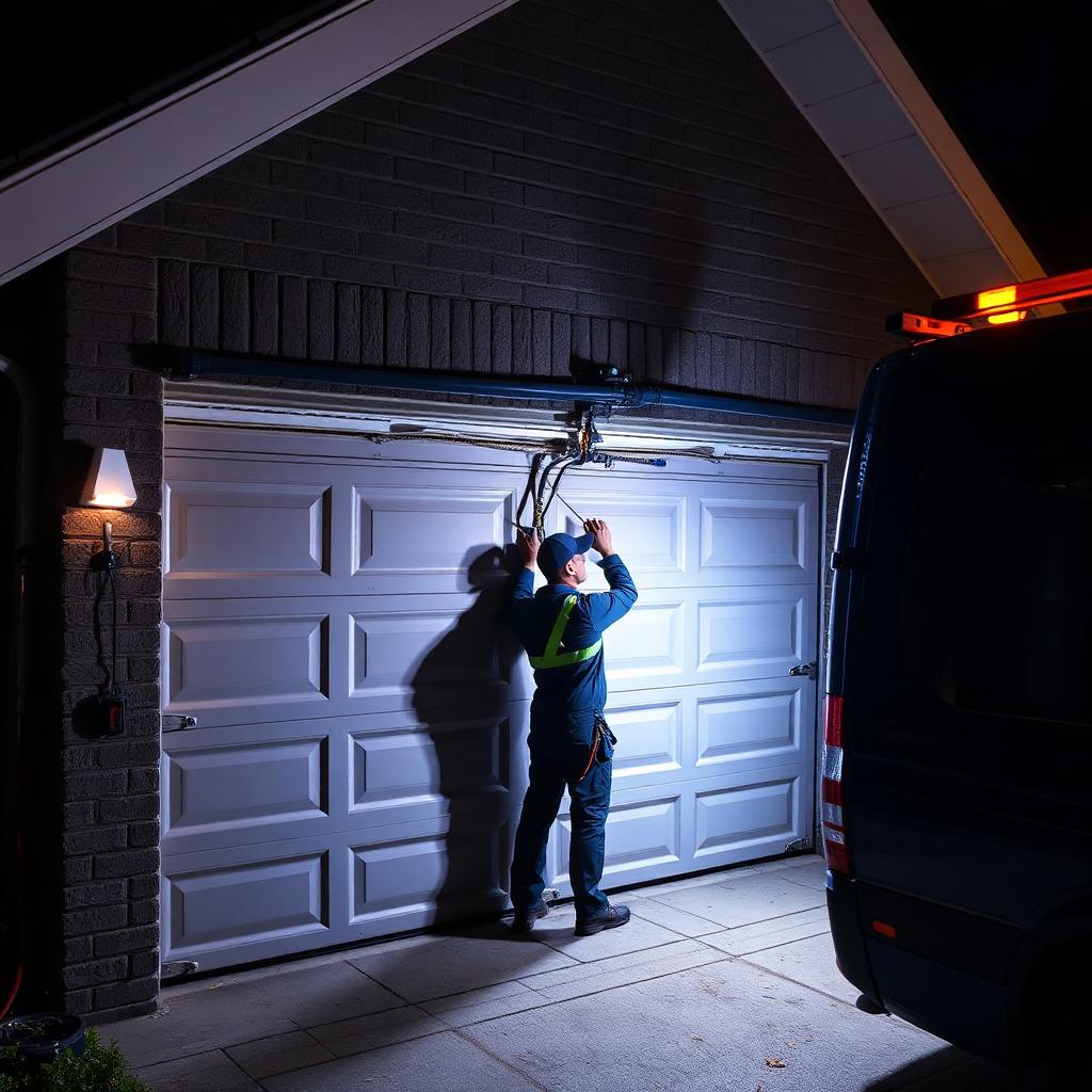 Emergency garage door repair service available 24/7
